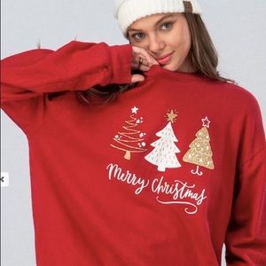 Merry Christmas Graphic Sweater